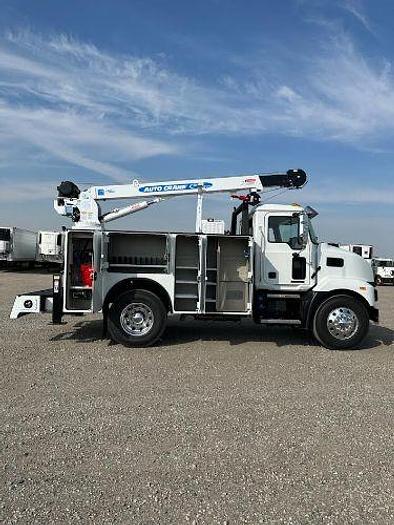 Used 2024 Mack MD6 Auto Crane Mechanics Truck