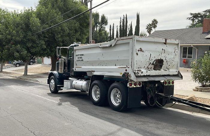 Used 2021 Peterbilt 389 Dump Truck with Pup Trailer