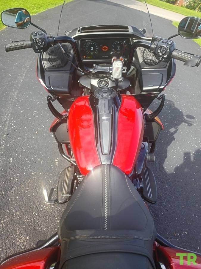 Used 2025 Harley-Davidson Road Glide FLTRX Full Dresser | Whiskey Firestorm | 117 Milwaukee-Eight | Only 5,640 Miles