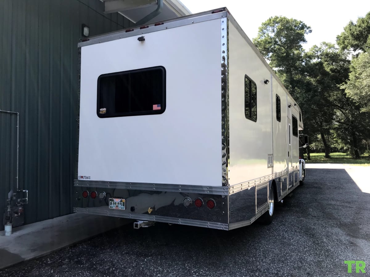 Used 1998 Freightliner FL80 Renegade Car Carrier | Cummins 405 HP | Allison Automatic | 5-Car Kaufman Hauler