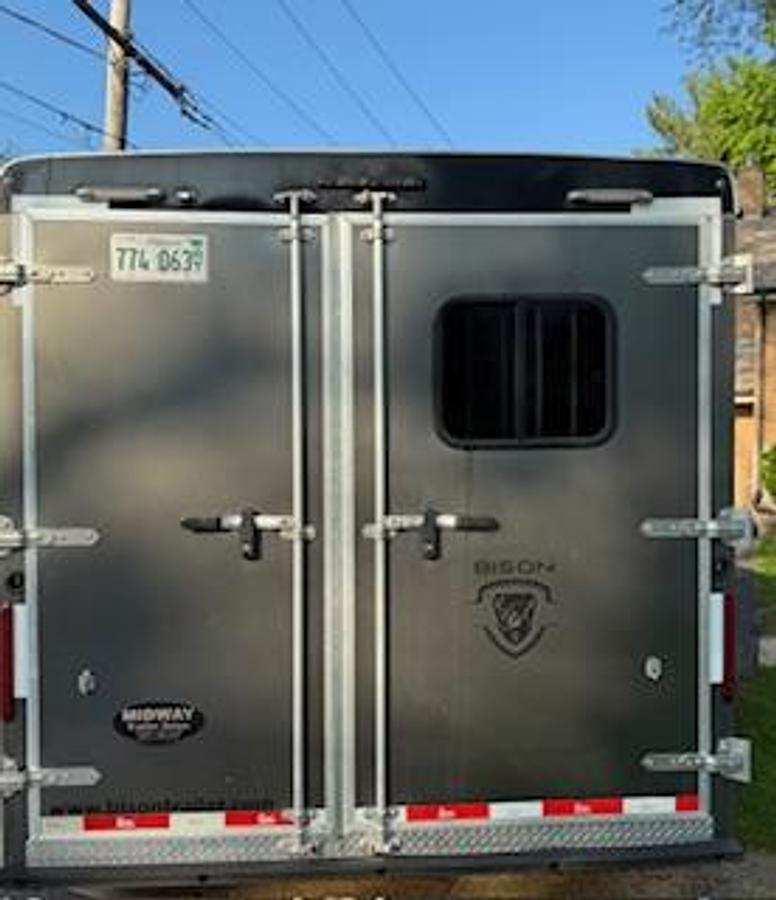 Used 2022 Bison Ranger Horse Trailer w/LQ