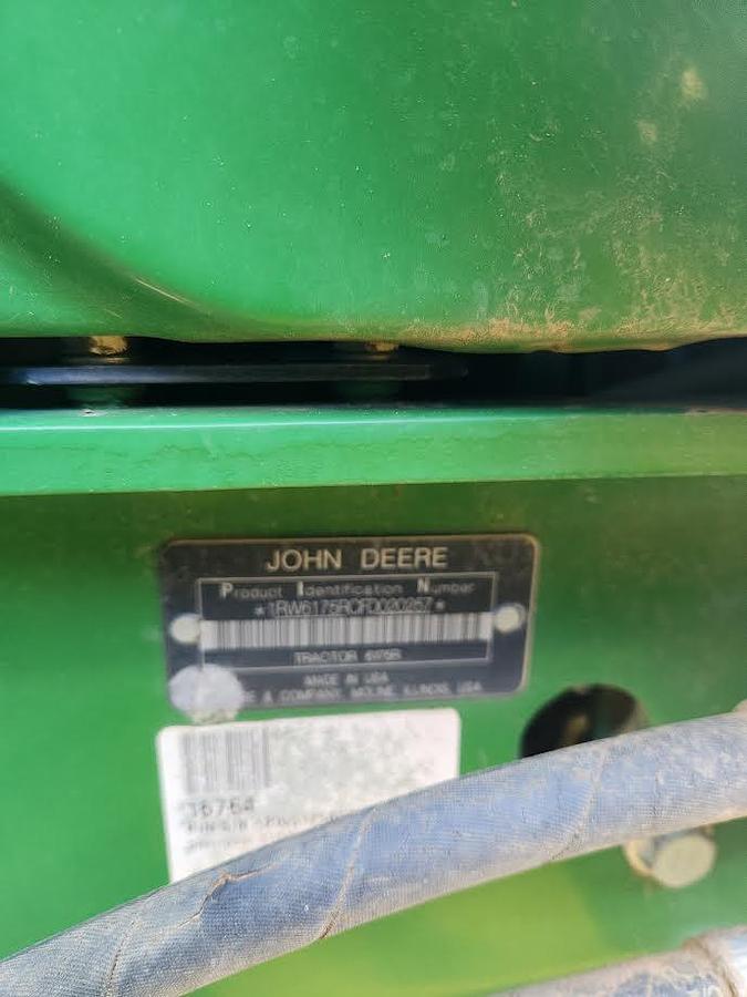 Used 2015 John Deere 6175R Tractor