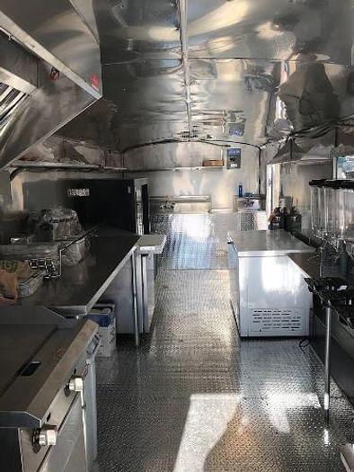 Used 2014 8ft x 24ft Kitchen Food Trailer