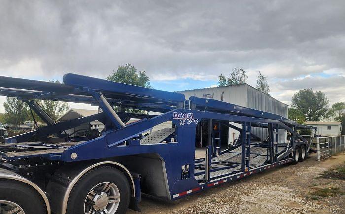 Used 2016 Freightliner CORONADO 132 and 2020 Sun Valley 8 Car Trailer