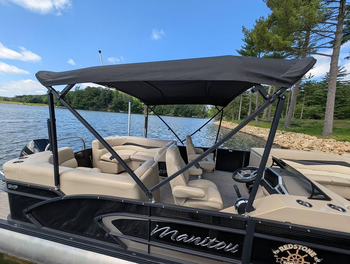 Used 2022 Encore RF SHOP Manitou Tritoon Boat