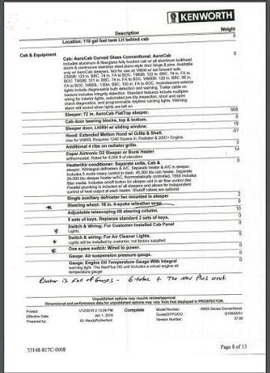 Used 2017 KENWORTH W900L