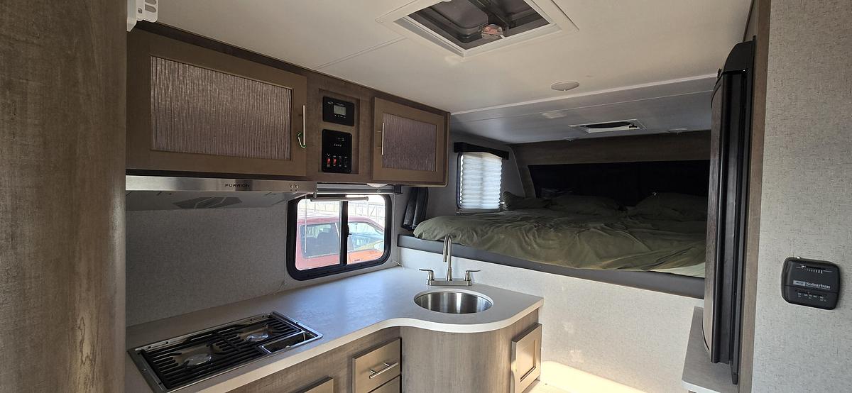 Used 2025 Adventurer 80RB Truck Camper • Dry Bath • Rear Bath Floorplan • Lightweight