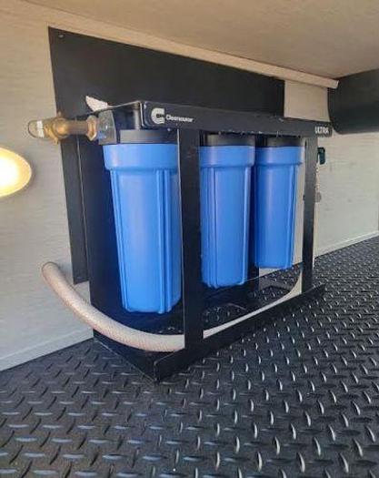 Used 2022 Forest River Riverstone Legacy Fifth Wheel Toy Hauler