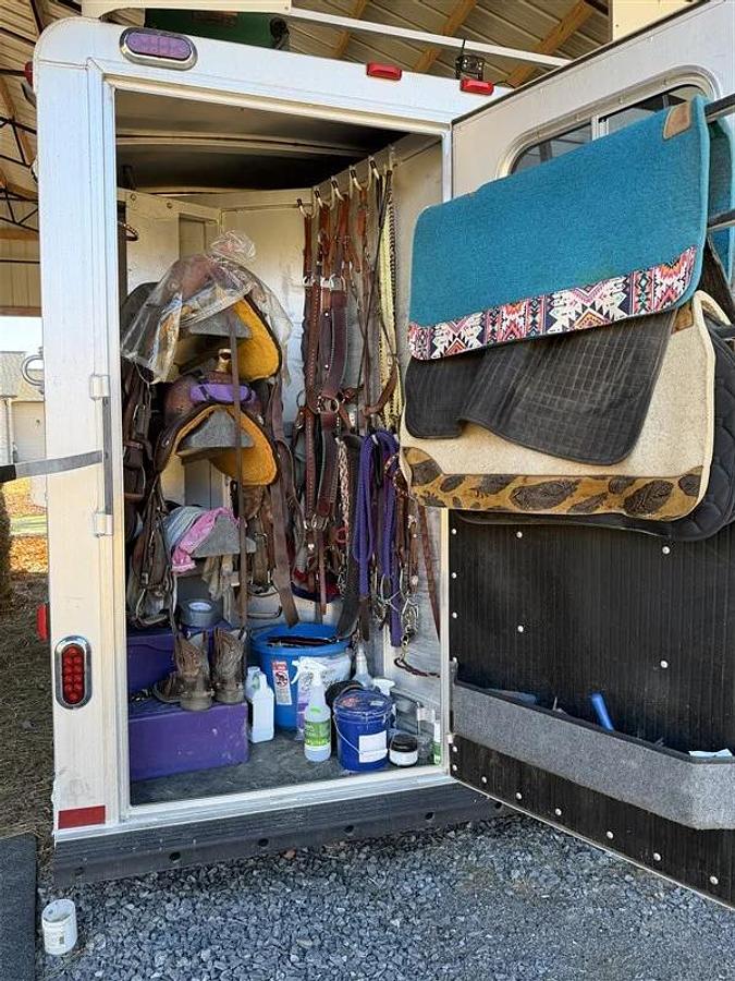 Used 2008 Platinum 3HLQ 3 Horse Trailer