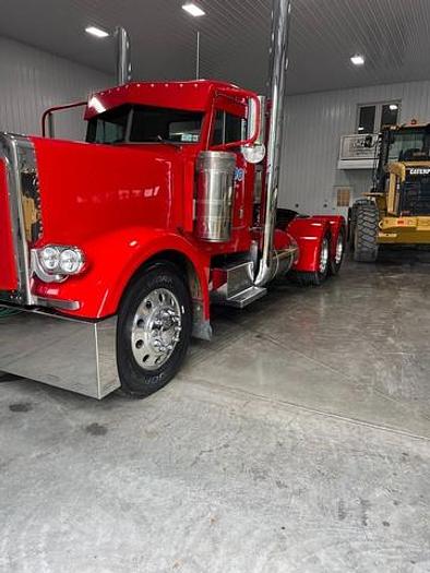 Used 1996 Peterbilt 379 EXHD with a 2003 Talbert Lowboy Trailer