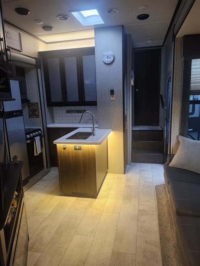 Used 2020 Grand Design Momentum G-Class 350G Fifth Wheel Toy Hauler