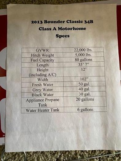 Used 2013 Fleetwood Bounder