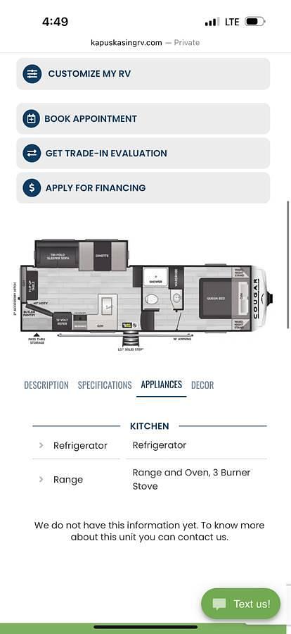 Used 2024 Keystone Cougar Sport 2400RE