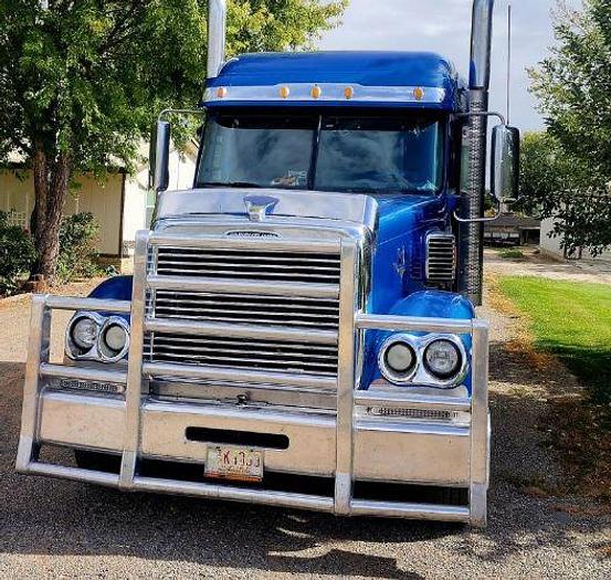 Used 2016 Freightliner CORONADO 132 and 2020 Sun Valley 8 Car Trailer