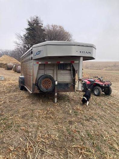 Used 2012 Titan Livestock Trailer