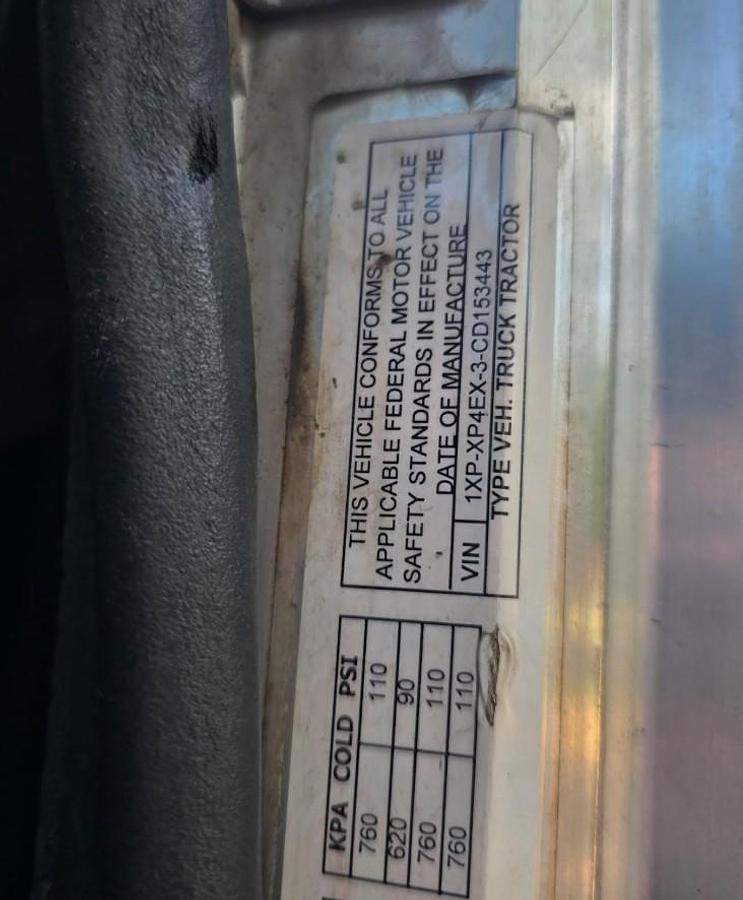 Used 2012 PETERBILT 389