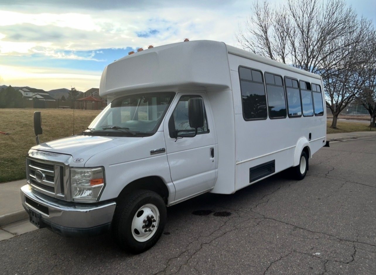 Used 2015 Ford E-450 Shuttle Bus - ONLY 9K MILES