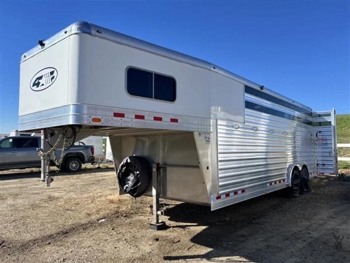 Used 2023 4 Star Polo Aluminum Horse Trailer
