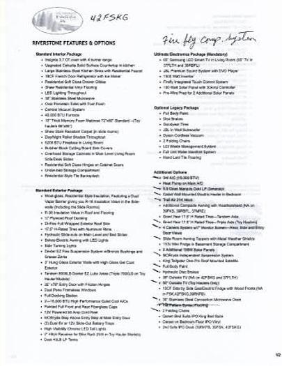 Used 2021 Forest River Riverstone 42FSKG