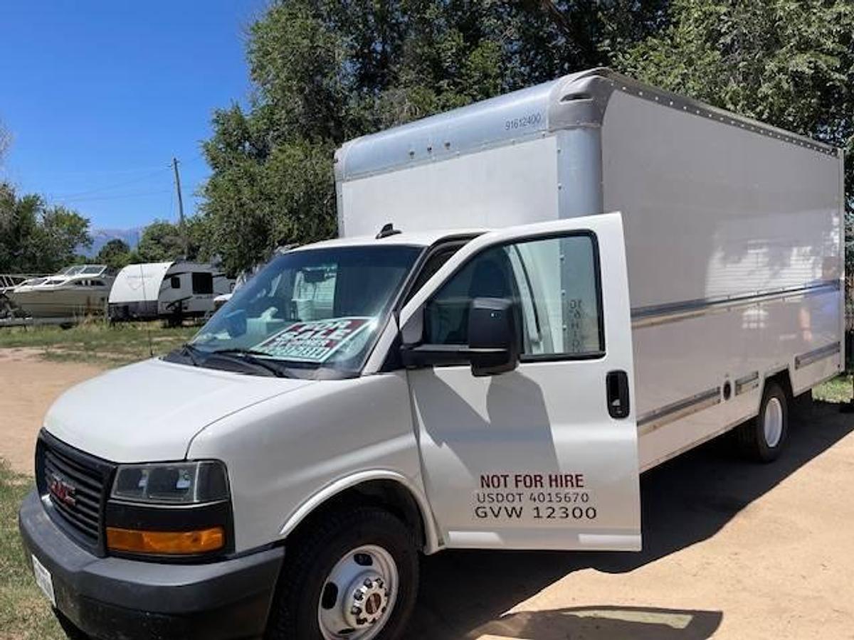 Used 2019 GMC Savana 16ft Box Truck