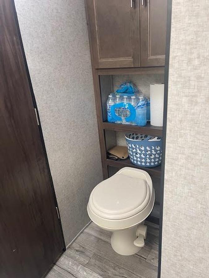 Used 2019 Forest River Gray Wolf Travel Trailer Toy Hauler