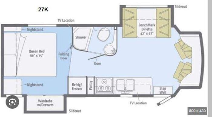 Used 2016 Itasca Cambria 27K