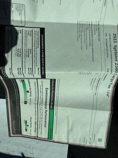 Used 2023 Mercedes-Benz Sprinter 2500 Cargo Van