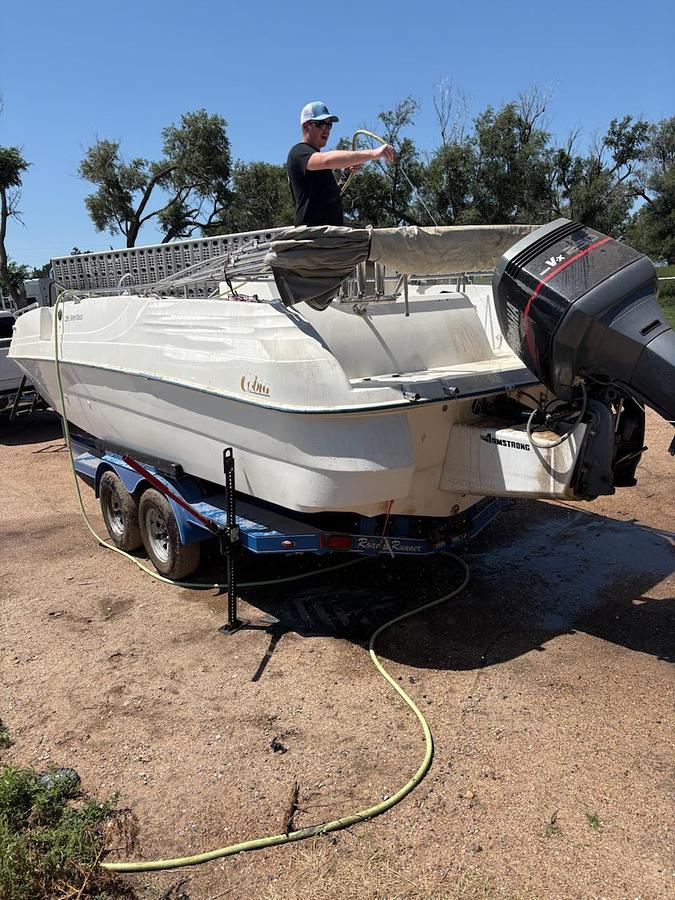 Used 1997 Cobia Fish and Ski Boat with Trailer