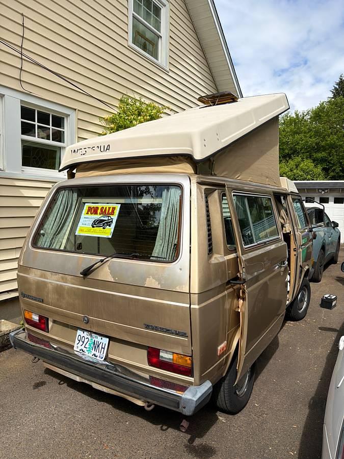 Used 1985 Volkswagen Vanagon Gl Westfalia Full Camper Pop-Top