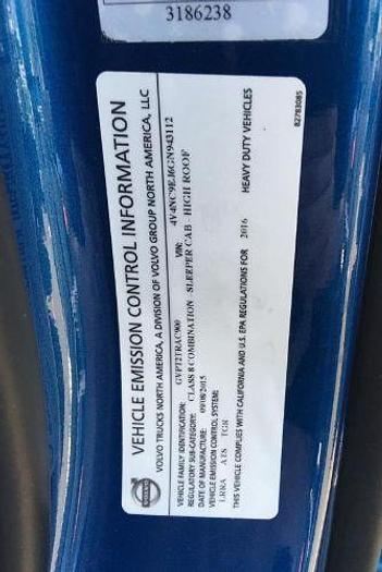 Used 2016 Volvo VNL42T780