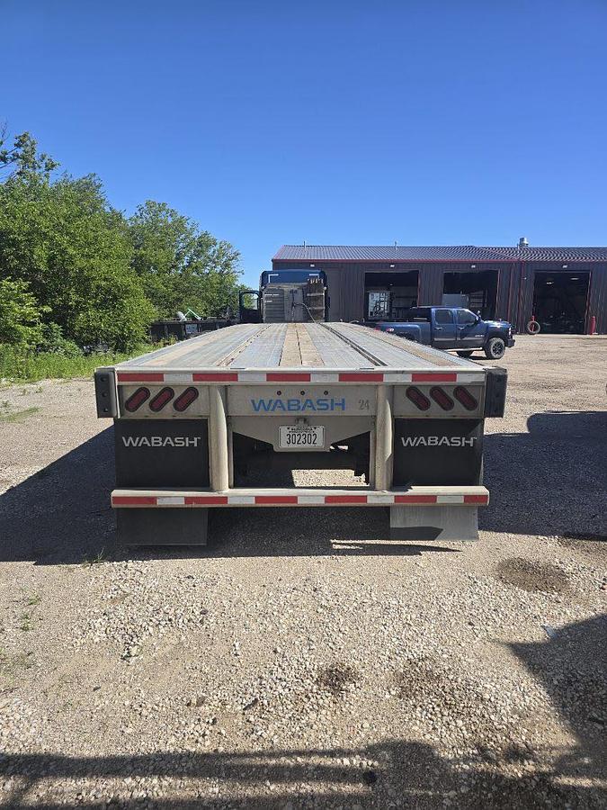 Used 2024 Wabash All-Aluminum Flatbed Trailer