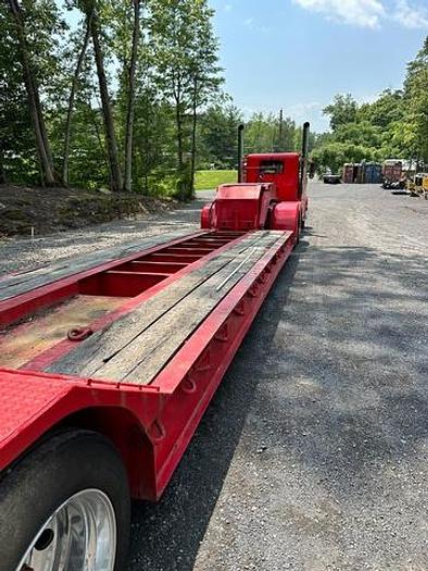 Used 1996 Peterbilt 379 EXHD with a 2003 Talbert Lowboy Trailer
