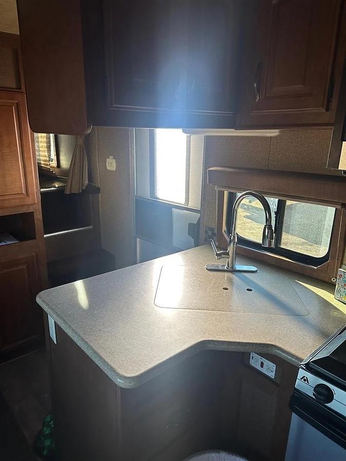 Used 2014 Bison Travel Coach 3 Horse Trailer