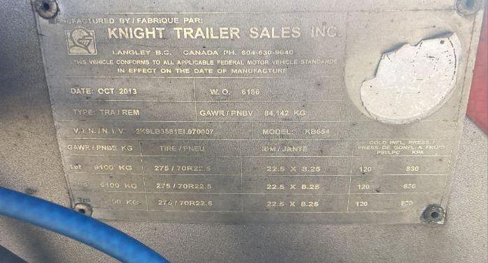 Used 2014 Knight KB654