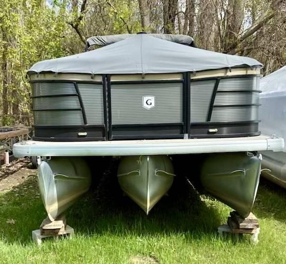 Used 2020 Aqua Patio Tritoon Boat