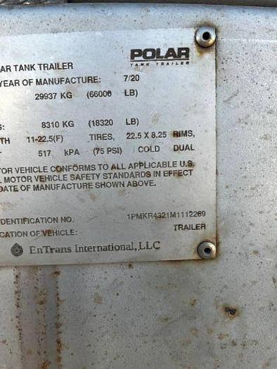 Used 2022 Polar Tanker Trailer