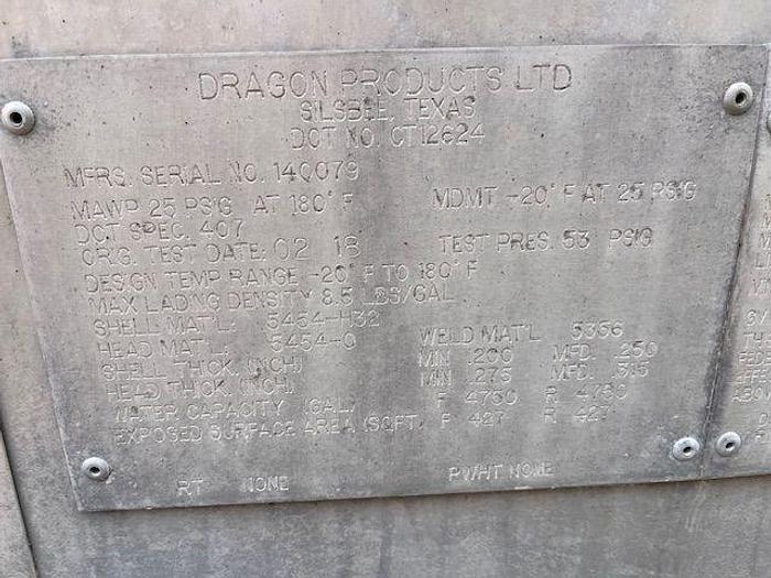 Used 2018 Dragon Tank Trailer