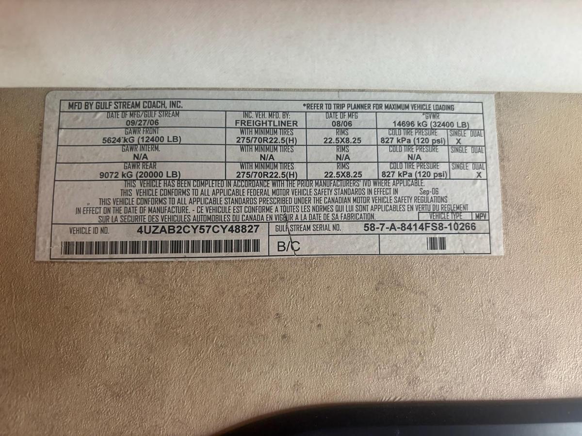 Used 2007 Gulf Stream Coach Friendship G8 8412 Class A Motorhome