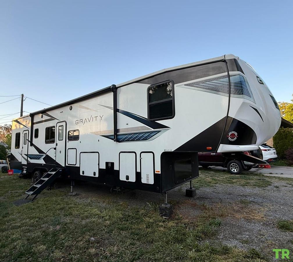 Used 2021 Heartland Gravity 3610 Fifth-Wheel Toy Hauler