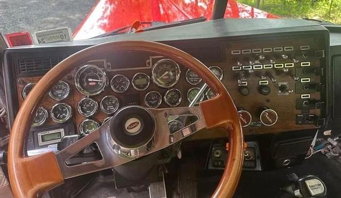 Used 1996 Peterbilt 379 EXHD with a 2003 Talbert Lowboy Trailer