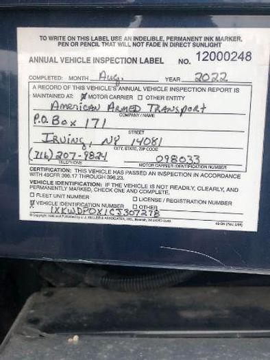 Used 2012 KENWORTH W900 2008 Great Dane Dry Van Trailer