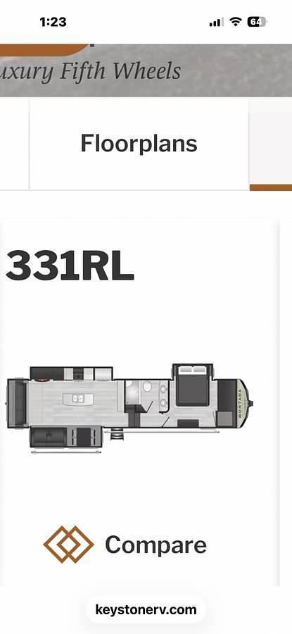 Used 2021 Keystone Montana High Country 331RL
