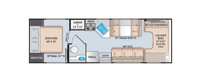 Used 2021 Thor Motor Coach Chateau 28A
