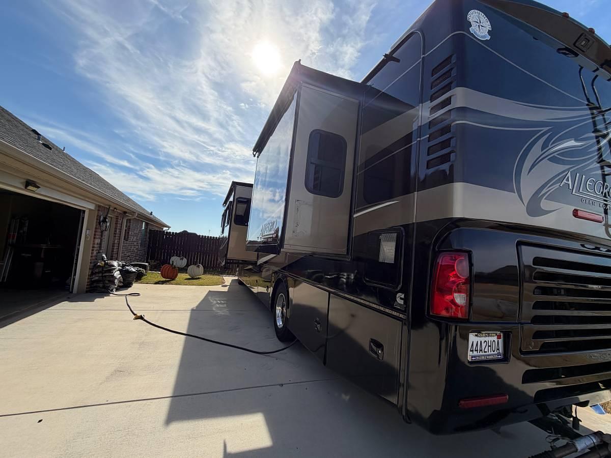 Used 2011 Tiffin Allegro Red Class C Motorhome w/ 2020 Jeep Wrangler Rubicon