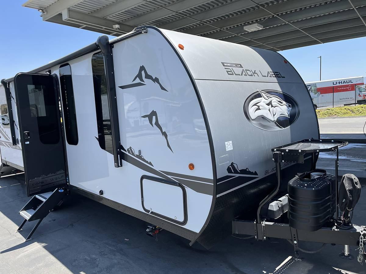 Used 2024 Forest River Cherokee Grey Wolf Black Label 22RRBL Travel Trailer Toy Hauler