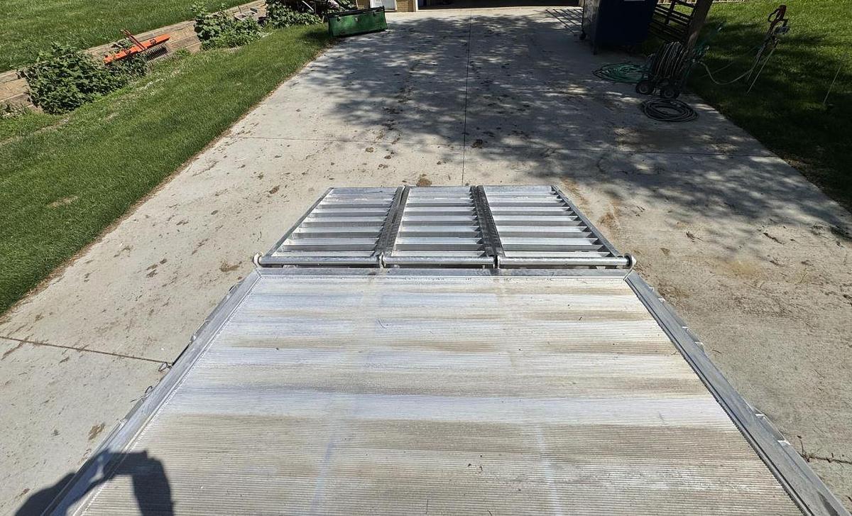 Used 2020 Alum-Line Gooseneck Flatbed Trailer