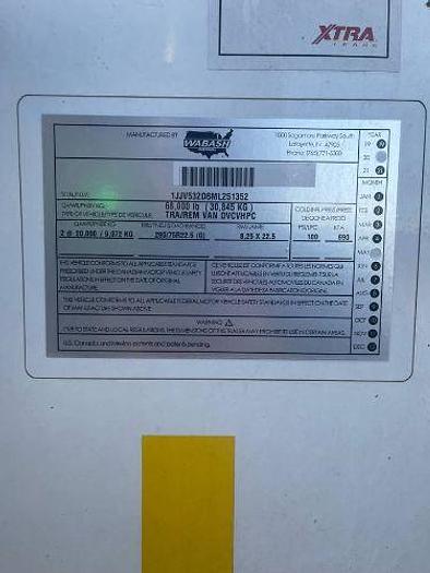 Used 2021 WABASH 53X101 Duraplate