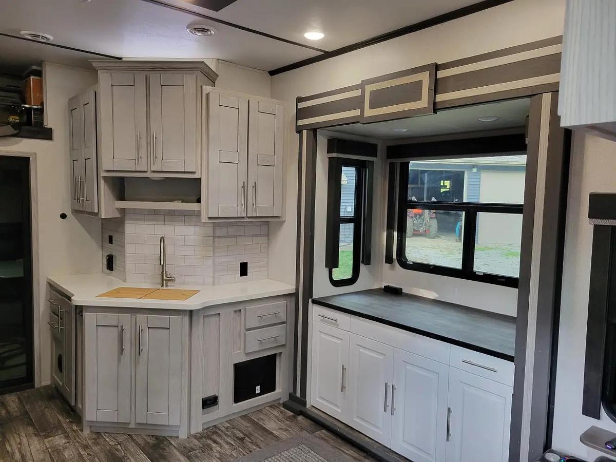 Used 2021 Keystone Fuzion 379 Toy Hauler Fifth Wheel