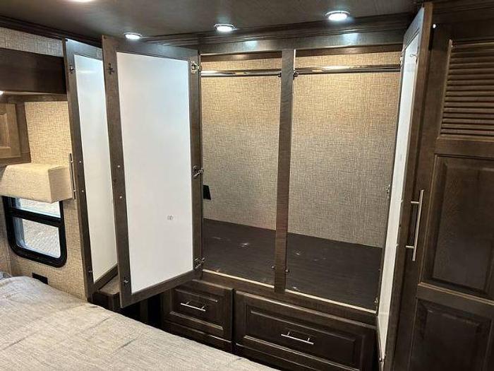 Used 2021 Luxe 48FB Fifth Wheel Toy Hauler