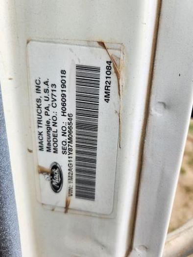 Used 2007 Mack Granite Dump Truck